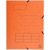 Raccoglitore con elastico, 3 lembi e stampa organizzativa in cartoncino Manila da 355 g, per formato A4, colori assortiti
