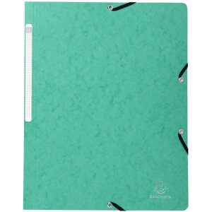 Cartella angolare verde per formato A4