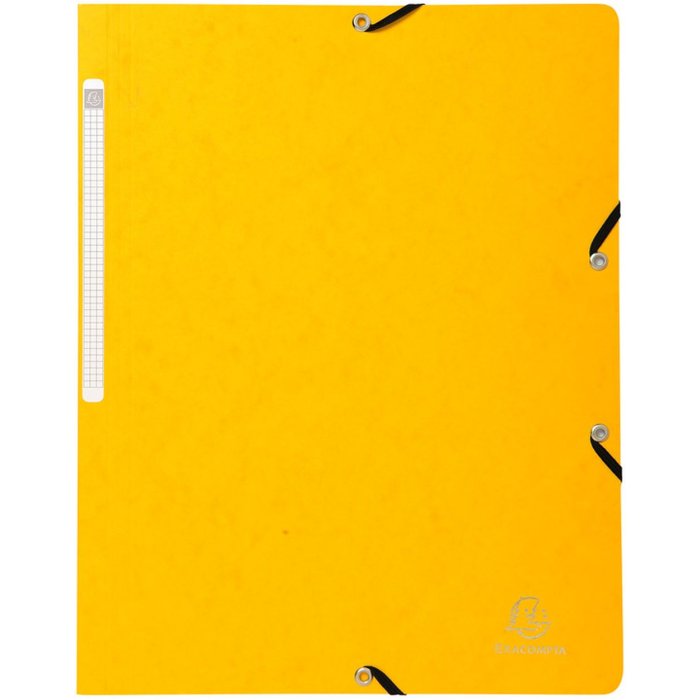 Raccoglitore angolare in cartone Manila 355g Nature Future, per formato DIN A4 Giallo
