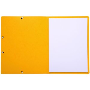 Raccoglitore angolare in cartone Manila 355g Nature Future, per formato DIN A4 Giallo