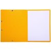 Raccoglitore angolare in cartone Manila 355g Nature Future, per formato DIN A4 Giallo