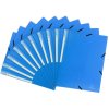 Cartella Exacompta 55802E DIN A4 Polipropilene azzurro con chiusura elastica