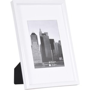cornice 20x30 cm in plastica METALLICA - bianco