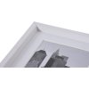 cornice 20x30 cm in plastica METALLICA - bianco