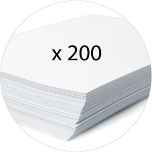 Scatola darchivio Exabox dorso 25 mm con etichetta Manila cartone 600g Nature Future, DIN A4 Rosso
