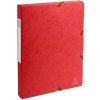 Scatola darchivio Exabox dorso 25 mm con etichetta Manila cartone 600g Nature Future, DIN A4 Rosso