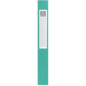 Archivio Scatola Exabox Spine 40mm Etichetta Manila Cartone Natura Futuro DIN A4 Verde
