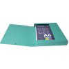 Archivio Scatola Exabox Spine 40mm Etichetta Manila Cartone Natura Futuro DIN A4 Verde
