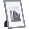 Cornice in plastica Henzo Metallica argento 20x30 cm con passe-partout 13x18 cm