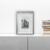 Cornice in plastica Henzo Metallica argento 20x30 cm con passe-partout 13x18 cm