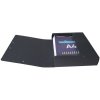 Scatola darchivio Exabox dorso 60 mm con etichetta Manila cartone Nature Future, din a4 Nero
