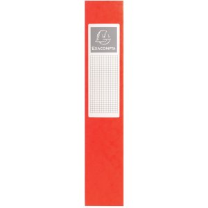 Scatola darchivio Exabox dorso 60 mm con etichetta in cartone Manila Nature Future, DIN A4 rosso