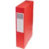Scatola darchivio Exabox dorso 60 mm con etichetta in cartone Manila Nature Future, DIN A4 rosso