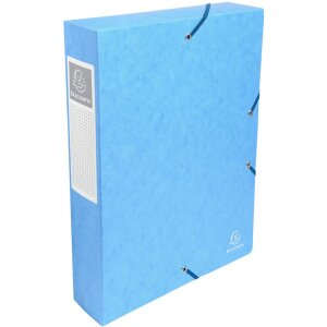 Scatola archivio Exabox Spine 60 mm con etichetta Manila...