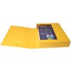 Scatola darchivio Exabox dorso 60 mm con etichetta Manila cartone Nature Future, DIN A4 Giallo