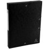 Scatola darchivio Exabox dorso 40 mm con etichetta in cartone Manila Scotten Nature Future, DIN A4 nero
