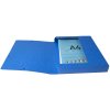 Scatola darchivio Exabox dorso 40 mm con etichetta in cartone Manila Scotten Nature Future, DIN A4 Blu