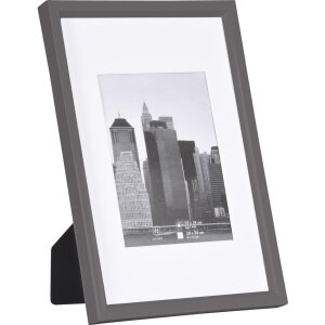 Cornice in plastica Henzo METALLICA 20x30 cm grigio scuro con passe-partout 13x18 cm