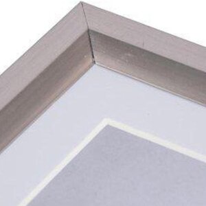 Cornice in plastica Henzo METALLICA 20x30 cm grigio scuro con passe-partout 13x18 cm