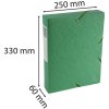 Exabox dorso 60mm con etichetta Manila cartone Scotten Nature Future, DIN A4 Verde