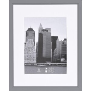 Cornice di plastica METALLICA 24x30 cm - argento