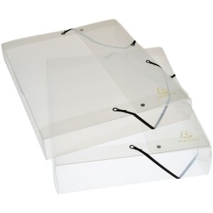 Scatola archivio dorso 25mm in pp 700µ Crystal, din...