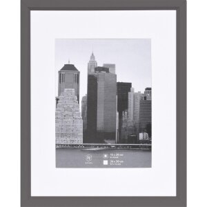 Cornice in plastica Henzo METALLICA 24x30 cm grigio scuro...
