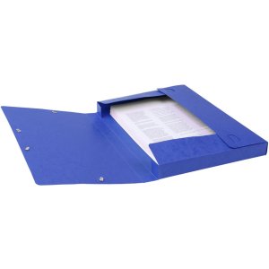 Scatola darchivio Cartobox piatta con dorso in cartone Manila da 25 mm Nature Future, DIN A4 Blu