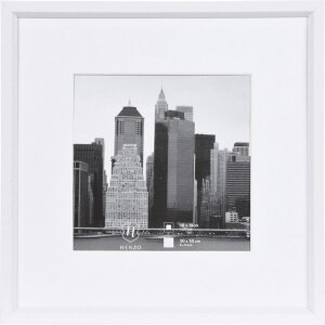 Cornice in plastica METALLICA 30x30 cm - bianco