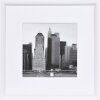 Cornice in plastica METALLICA 30x30 cm - bianco