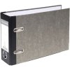 Cartella Standard nuvola marmorizzata, con 2 anelli, dorso 70 mm, per formato DIN A5 orizzontale Grigio