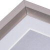 Henzo Cornice in plastica METALLICA 30x30 cm grigio scuro con passepartout 18x18 cm