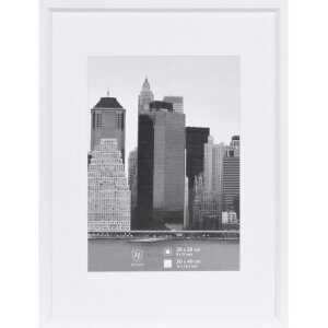 Cornice METALLICA in plastica 30x40 cm - bianco