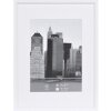 Cornice METALLICA in plastica 30x40 cm - bianco