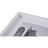 Cornice METALLICA in plastica 30x40 cm - bianco