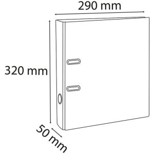 Cartella Exacompta A4 Premium 50mm lampone