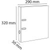 Cartella Exacompta A4 Premium 50mm lampone