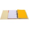 Cartella in PVC con 2 anelli, dorso 70 mm, per formato DIN A4 Bianco perla