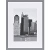 Cornice in plastica Henzo METALLICA argento 30x40 cm con passepartout 20x28 cm