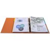 Cartella PREMTOUCH in PP con 2 anelli, dorso 80 mm, DIN A4 extra large Arancione