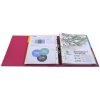 Cartella PREMTOUCH in PP con 2 anelli, dorso 80 mm, DIN A4 extra large colore lampone