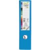 Cartella PREMTOUCH in PP con 2 anelli, dorso 80 mm, DIN A4 extra large Azzurro