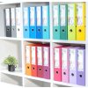 Cartella premtouch in pp con 2 anelli, dorso 80mm, din a4 extra large Pink
