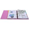 Cartella premtouch in pp con 2 anelli, dorso 80mm, din a4 extra large Pink