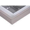 Henzo Cornice in plastica Metallica grigio scuro 30x40 cm con passepartout 20x28 cm