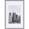 Cornice in plastica METALLICA 30x45 cm - argento