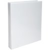 Raccoglitore ad anelli in robusto PP da 2,8 mm con 4 anelli da 40 mm a forma di D e dorso da 67 mm, 2 manicotti esterni e 2 interni, copertina in Krea, DIN A4 extra large Bianco