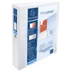 Raccoglitore ad anelli in robusto PP da 2,8 mm con 4 anelli da 40 mm a forma di D e dorso da 67 mm, 2 manicotti esterni e 2 interni, copertina in Krea, DIN A4 extra large Bianco