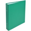 Raccoglitore ad anelli in robusto cartone laminato PP da 1,8 mm, 2 anelli da 30 mm, dorso da 40 mm, per formato DIN A5 Verde