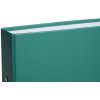Raccoglitore ad anelli in robusto cartone laminato PP da 1,8 mm, 2 anelli da 30 mm, dorso da 40 mm, per formato DIN A5 Verde